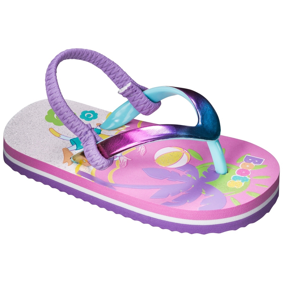 Toddler Girls Dora The Explorer Flip Flop Sandals   Multicolor XL
