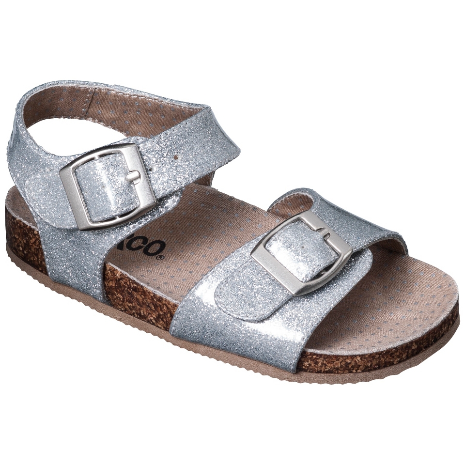 Toddler Girls Circo Joan Sandals   Silver 11