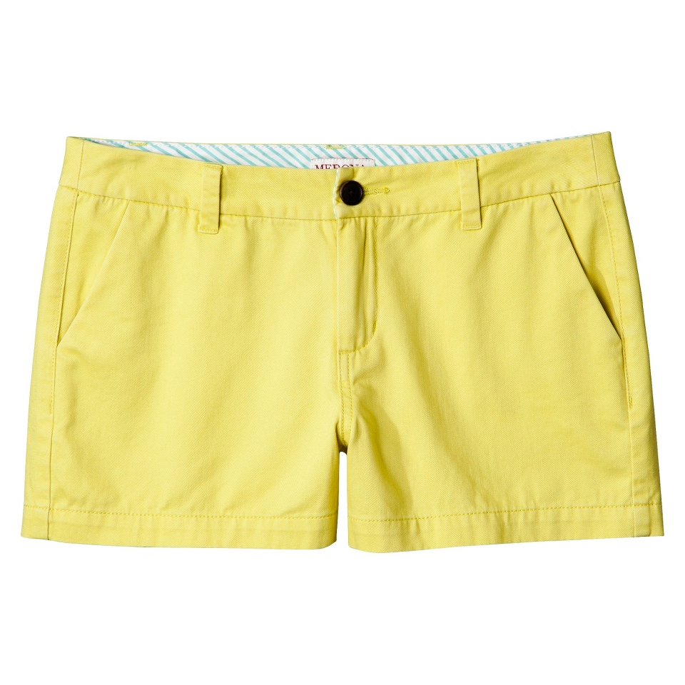 Merona Womens Chino 3 Short   Lime   16