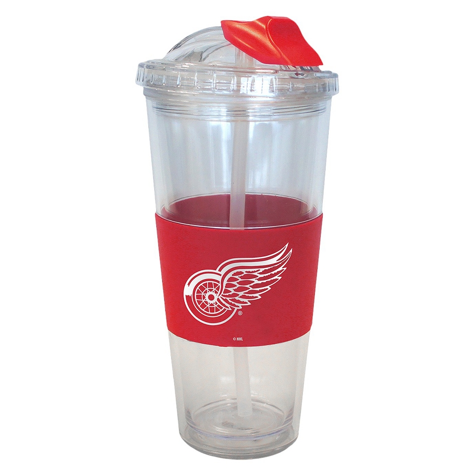 Boelter Brands NHL 2 Pack Detroit Red Wings No Spill Straw Tumbler   Multicolor