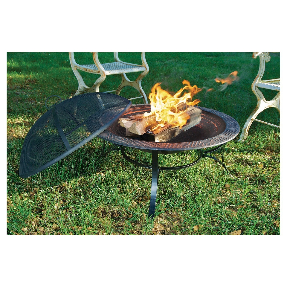Good Directions 30 Medium Fire Pit with Spark Screen