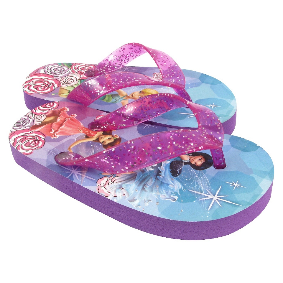 Toddler Girls Tinkerbell Flip Flop Sandals   Multicolor 8