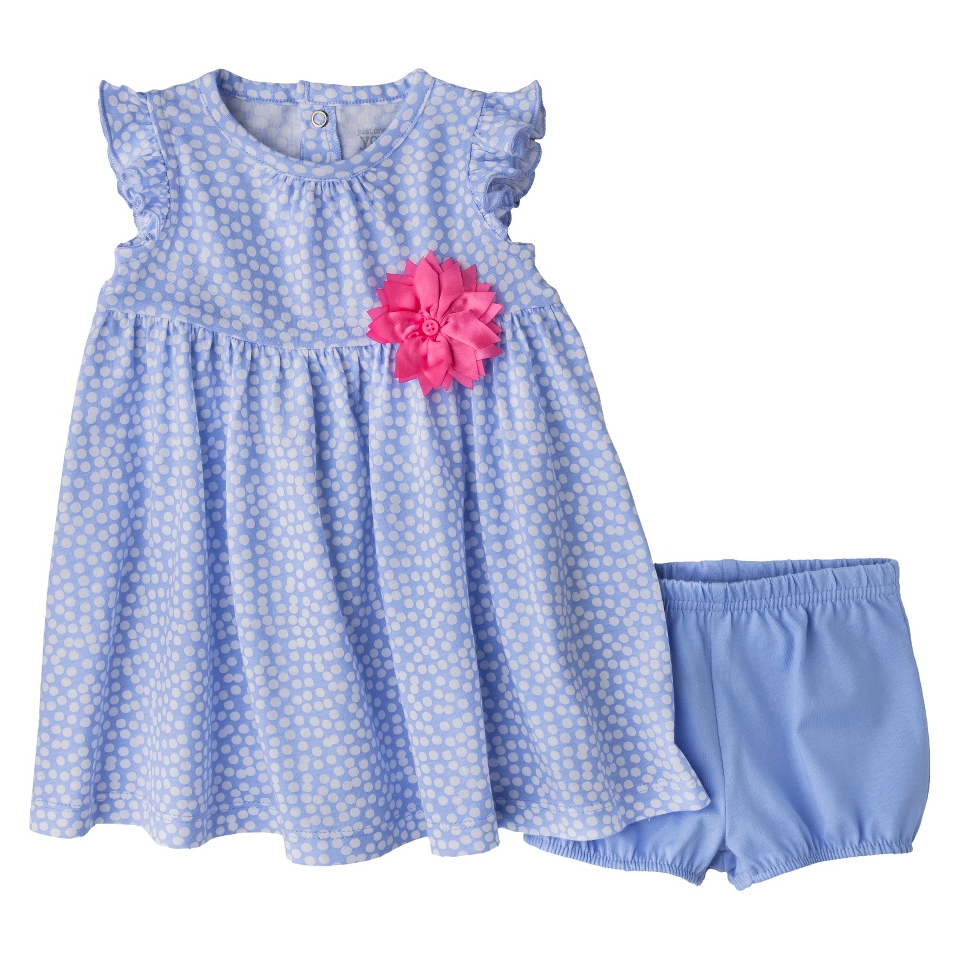 Just One YouMade by Carters Newborn Girls Dress Set   Light Blue/White 6 M