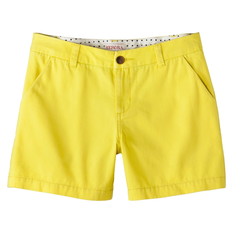 Merona Womens Chino 5 Short   Lime   12