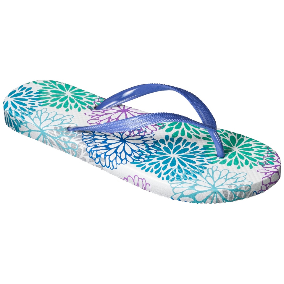 Womens Letty Flip Flops   Blue S