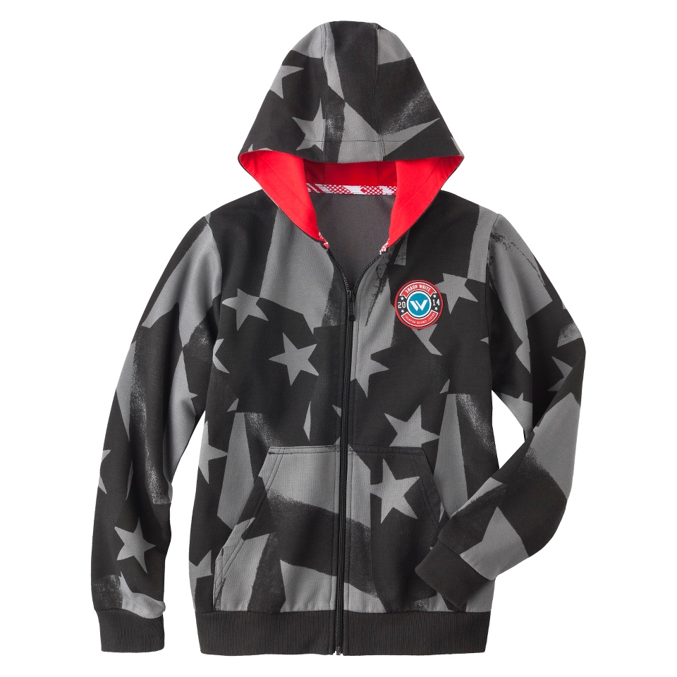 Shaun White Boys Zip Up Hoodie   Ebony L