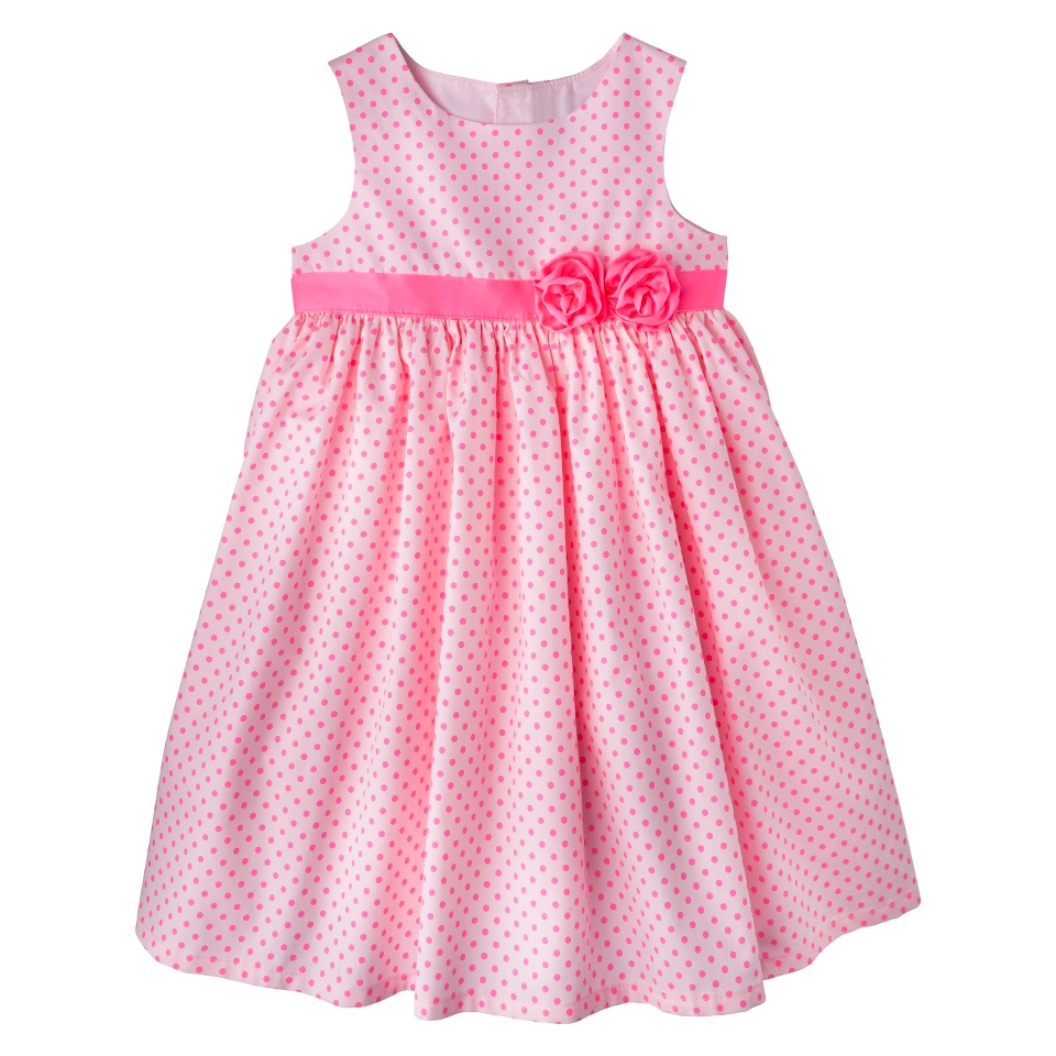 Just One YouMade by Carters Newborn Girls Dot Dress   Light Pink 3T