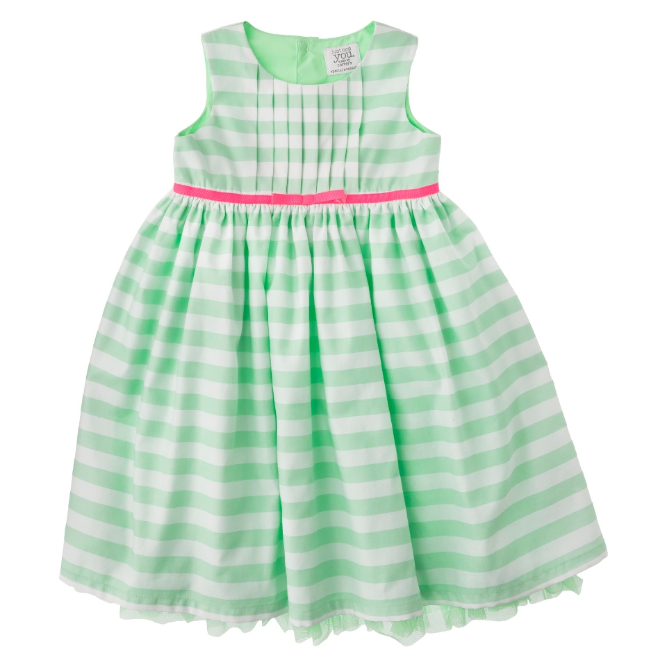 Just One YouMade by Carters Newborn Girls Dress   Mint/White NB