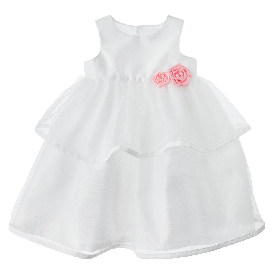 Just One YouMade by Carters Newborn Girls Dress Set   White 2T