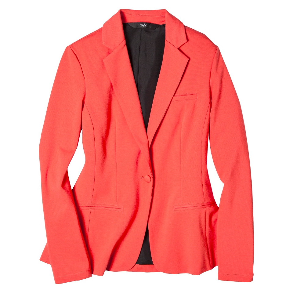 Mossimo Womens Ponte Blazer   Siren XXL