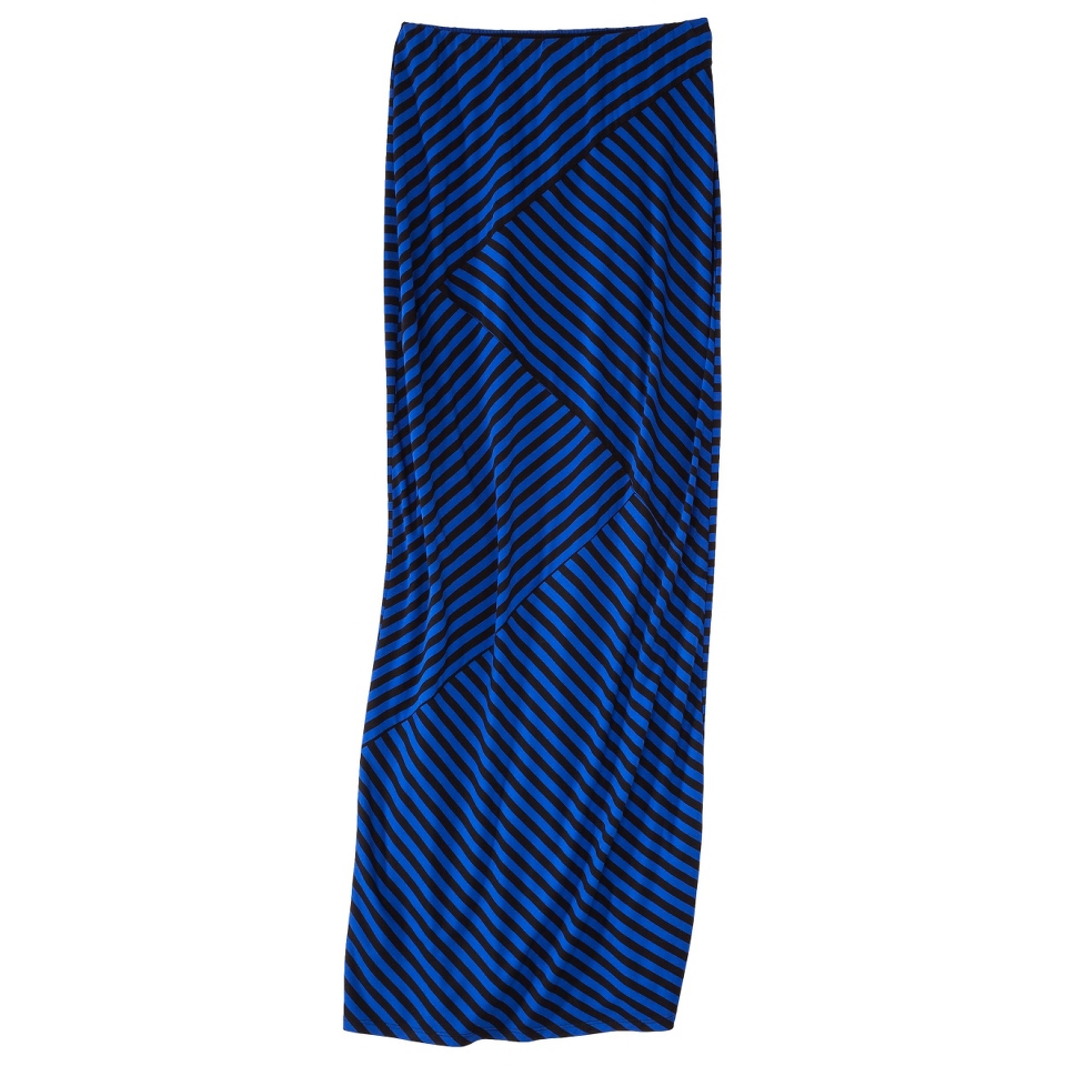 Mossimo Womens Pieced Maxi Skirt   Athens Blue M