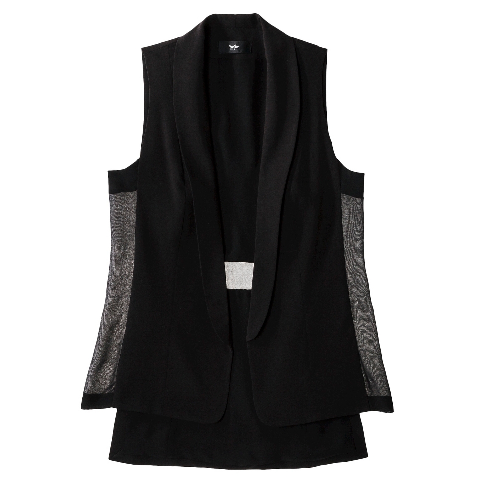 Mossimo Womens Fashion Vest   Ebony S