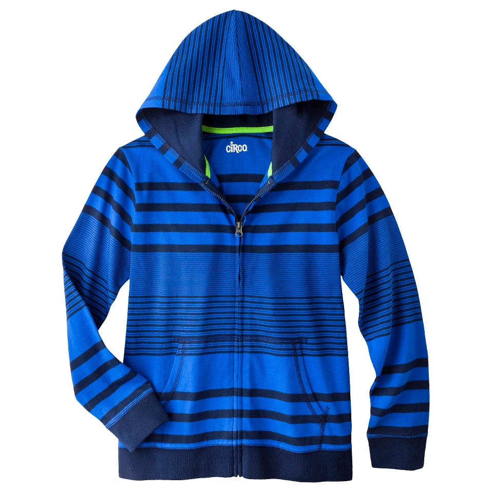 Boys Zip Up Hoodie   Athens Blue S