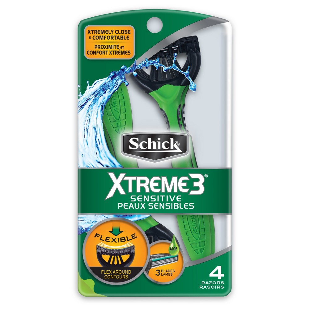 UPC 841058020202 product image for Schick Xtreme 3 Sensitive Disposable Razor - 4ct | upcitemdb.com