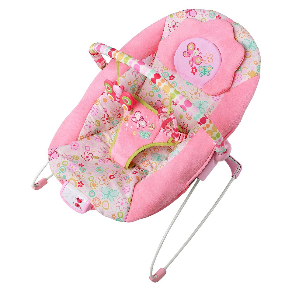 Bright Starts Flutter Dot Bouncer   Pretty in Pink