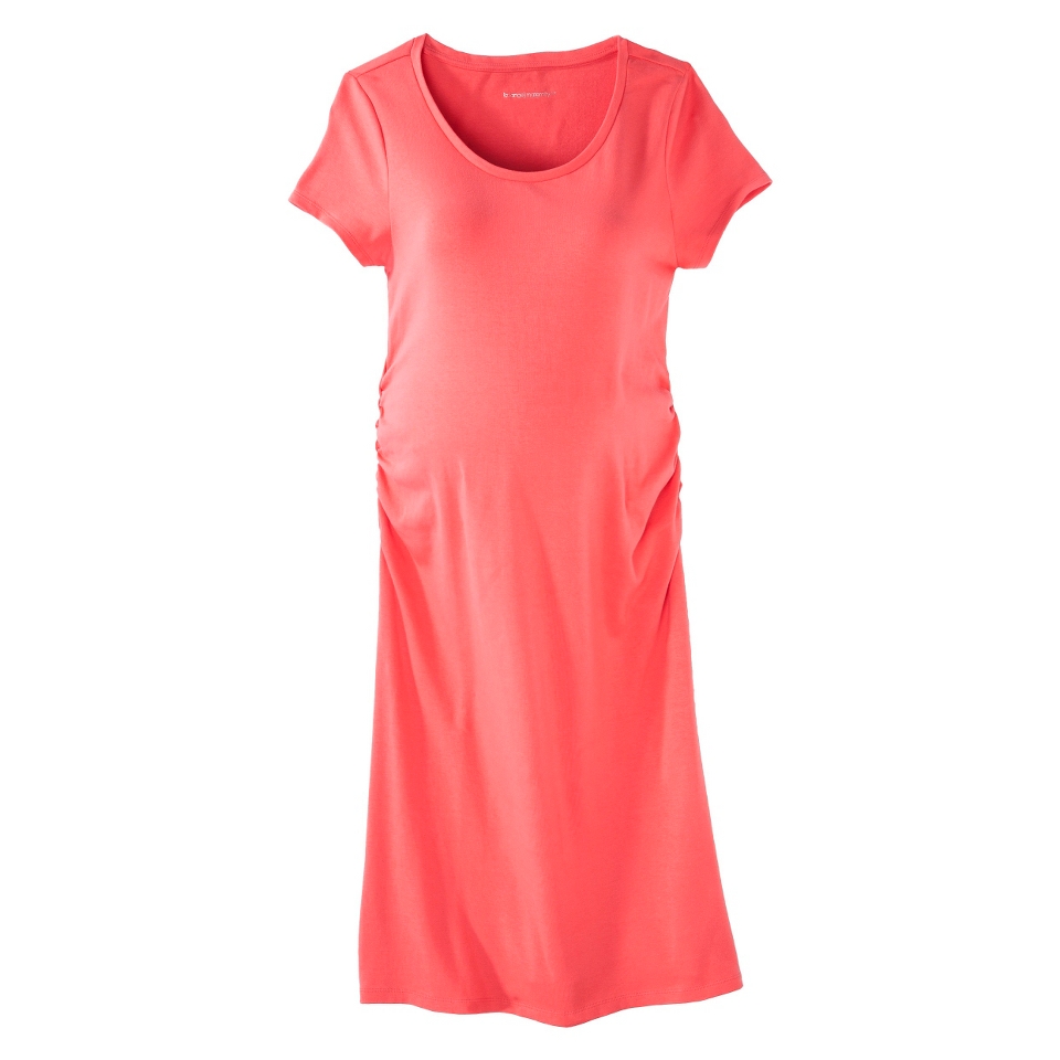 Liz Lange for Target Maternity Short Sleeve Shirt Dress   Melon XXL