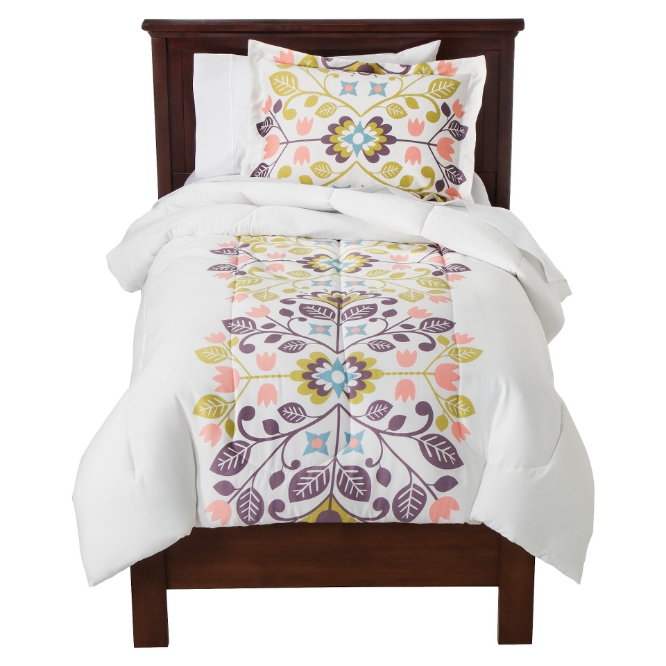 Room 365 Floral Medallion Comforter Set   Twin