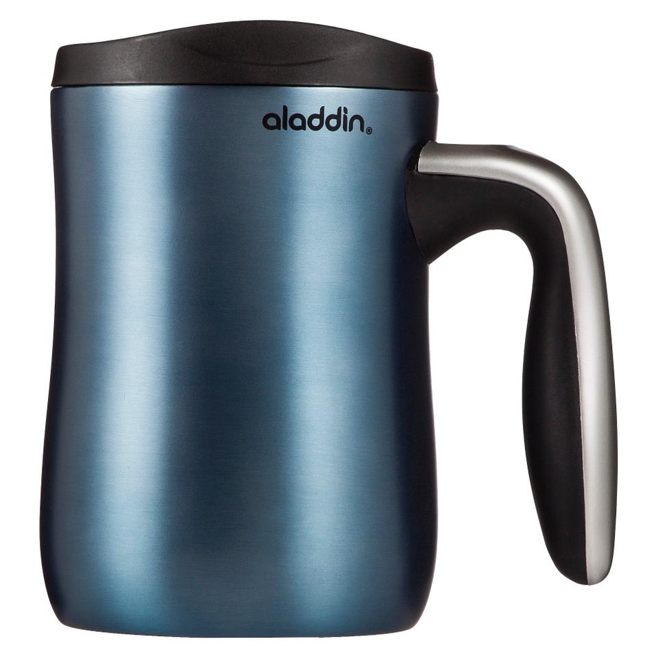 Aladdin Stainless Steel Insulated Coffee Travel Mug 16oz - Black, by Aladdin