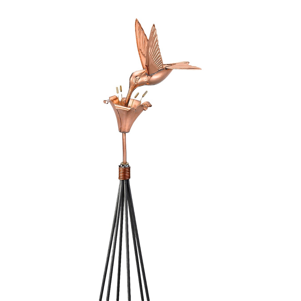 Good Directions Obelisk   Small Hummingbird   Polished Copper