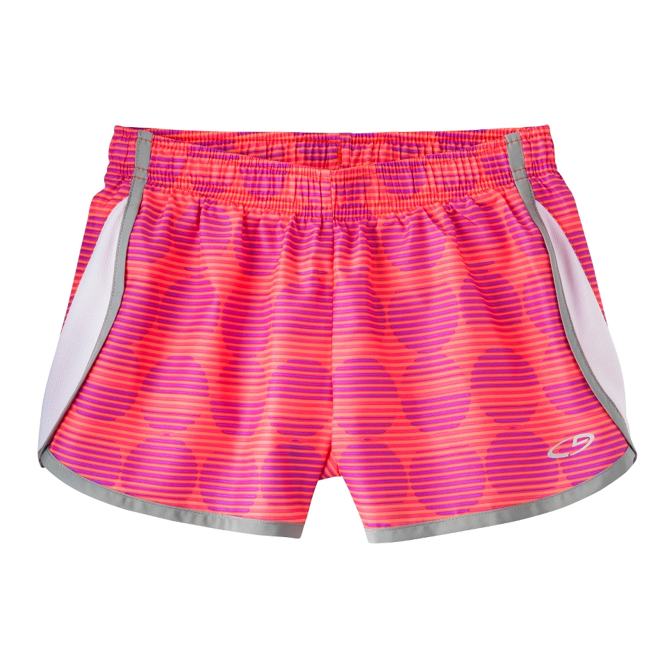 C9 by Champion Girls Woven Running Short   Orange Shade XL