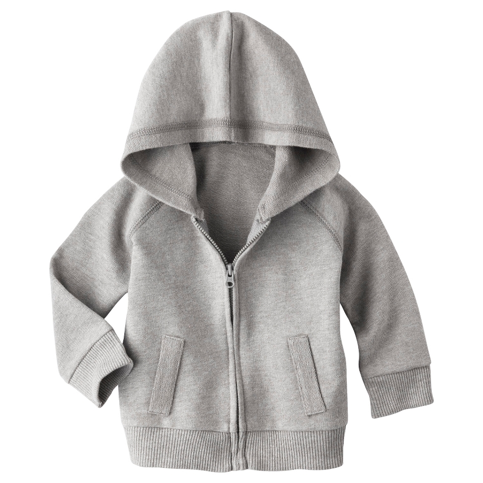 Cherokee Newborn Infant Boys ZipUp Hoodie   Gray 18 M