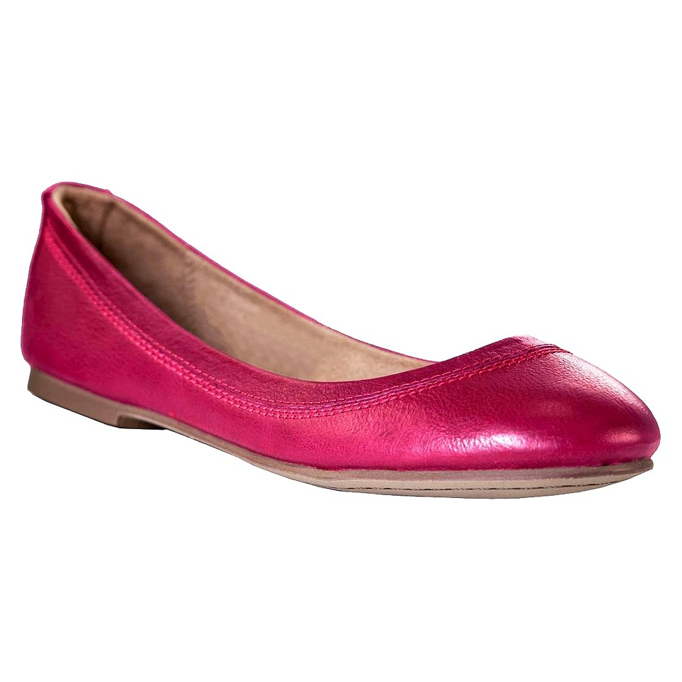 Womens Post Paris Brayln Genuine Leather Flats   Pink 7.5