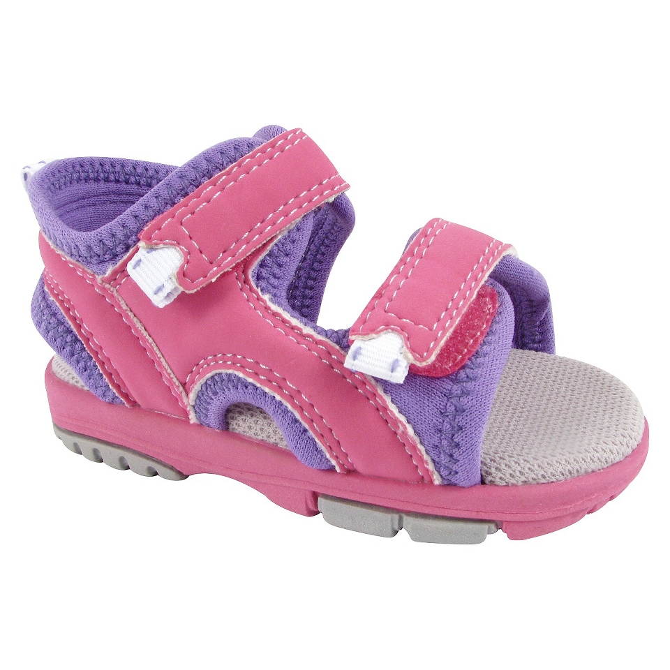 Toddler Girls Natural Steps Rascal Hiking Sandals   Pink 2