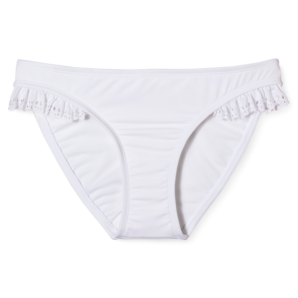 Xhilaration Just Married Hipster Swim Bottom  White XL