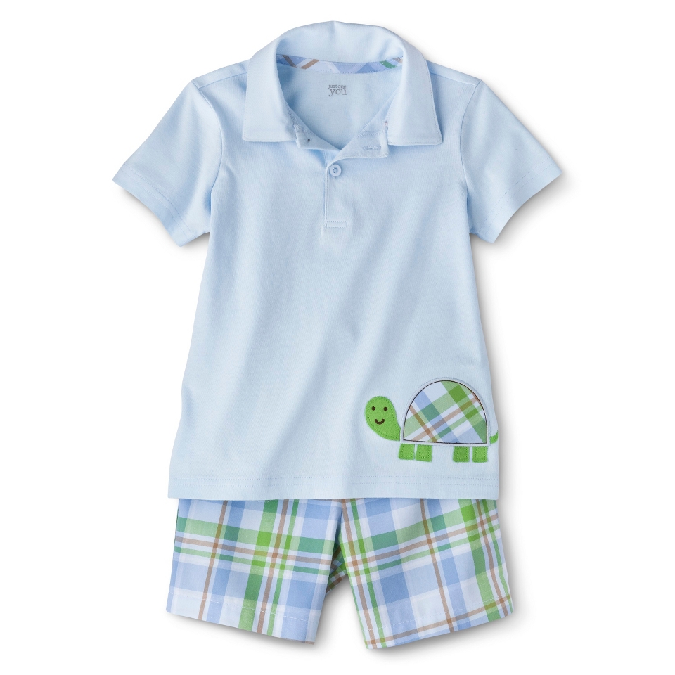 Just One YouMade by Carters Boys 2 Piece Set   Blue/Green 2T