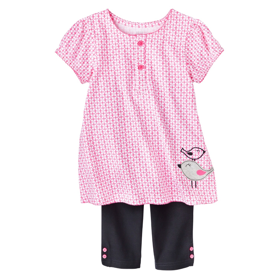 Just One YouMade by Carters Girls 2 Piece Set   Pink/Black 24 M