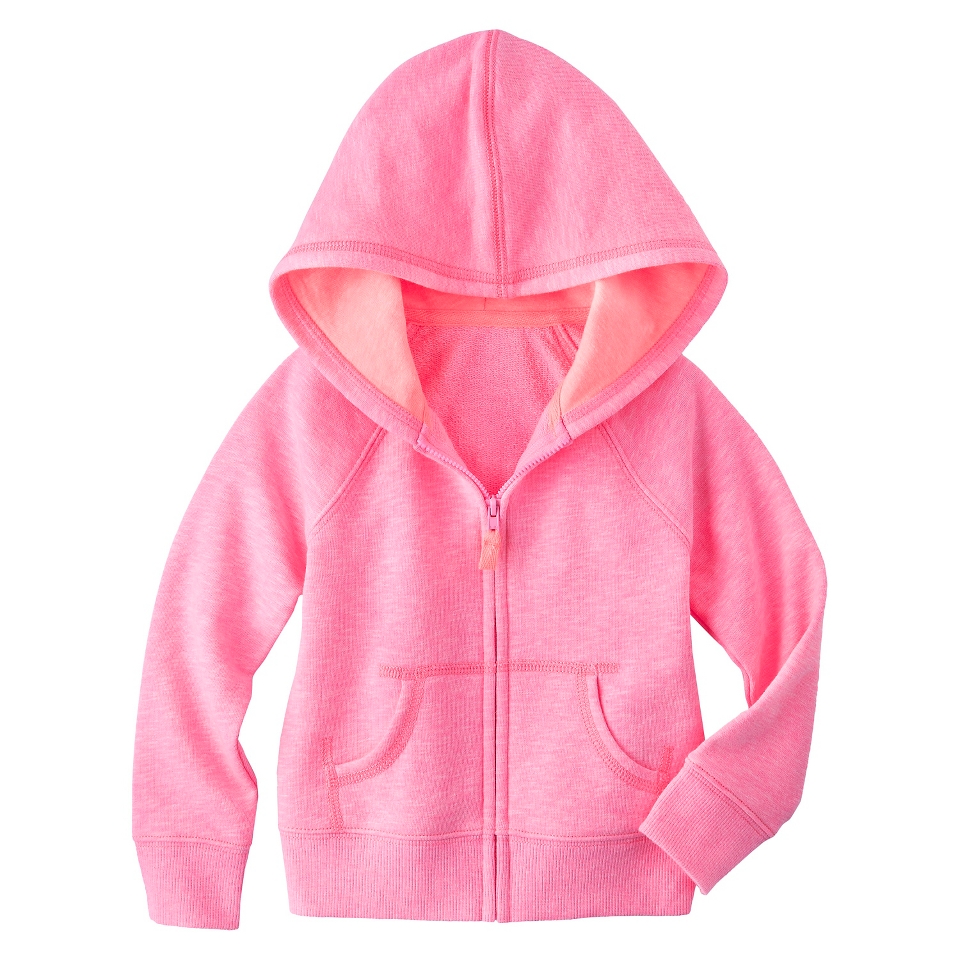 Cherokee Infant Toddler Girls ZipUp Hoodie   Daring Pink 5T