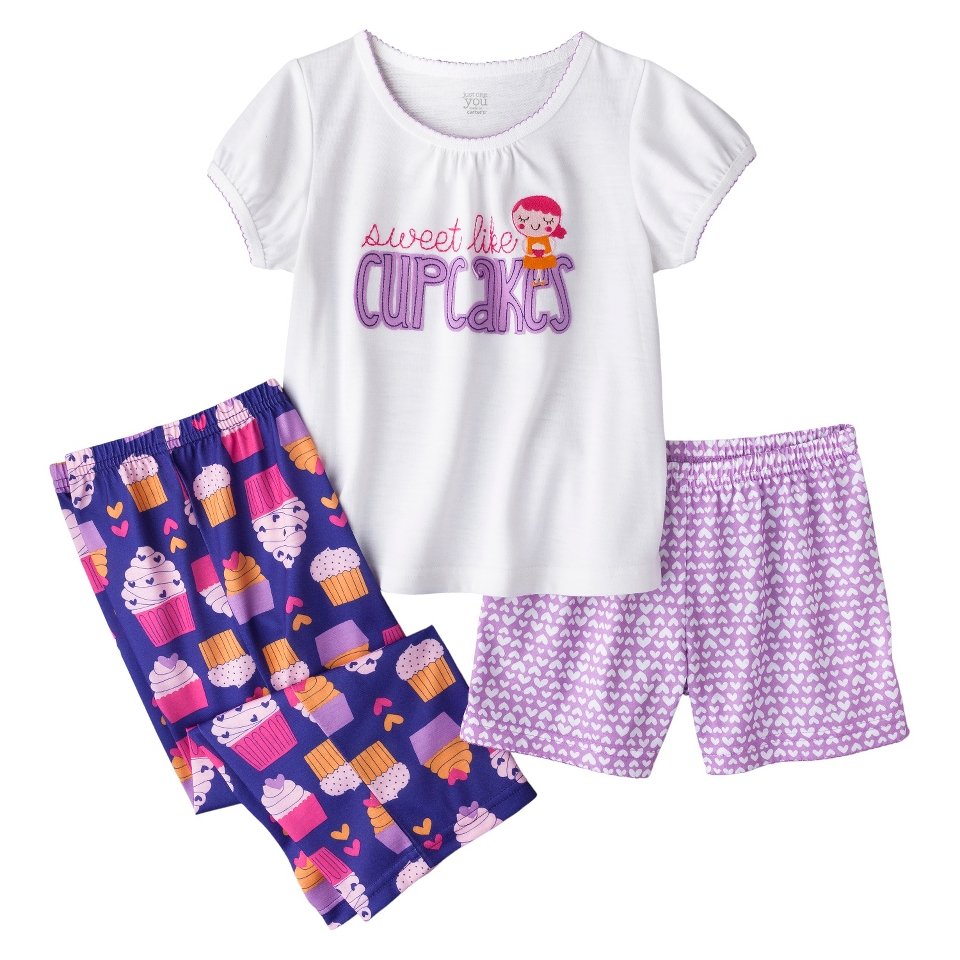 Just One You Made by Carters Infant Toddler Girls 3 Piece Short Sleeve