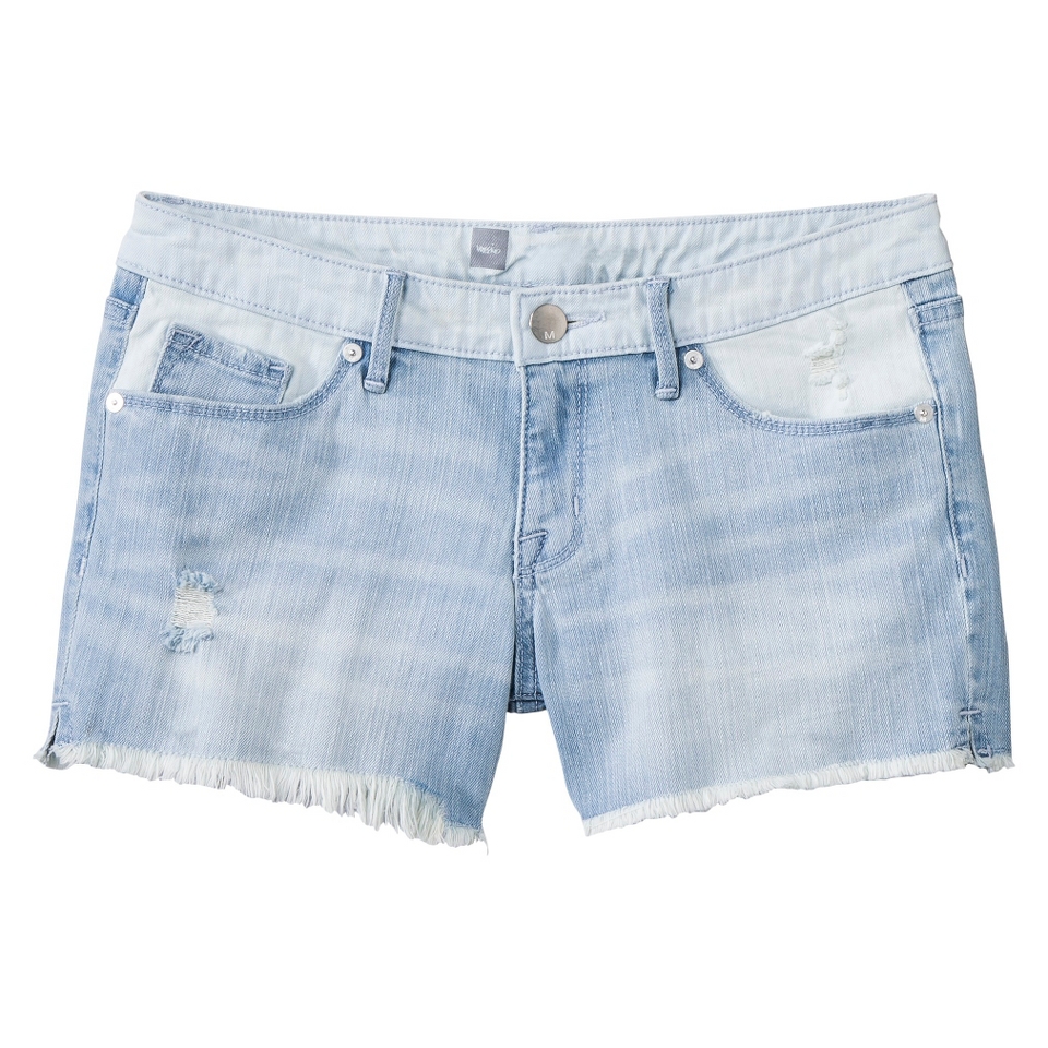 Mossimo Womens 3.5 Cutoff Denim Shorts   Light Denim 4