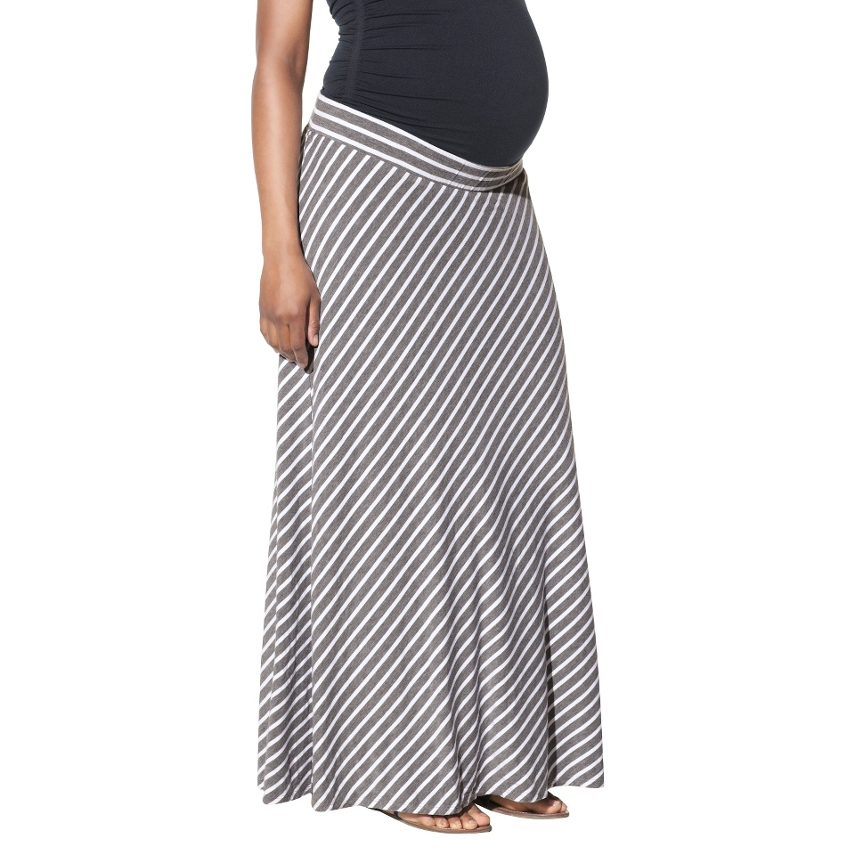 Liz Lange for Target Maternity Knit Maxi Skirt   Heather Gray XXL