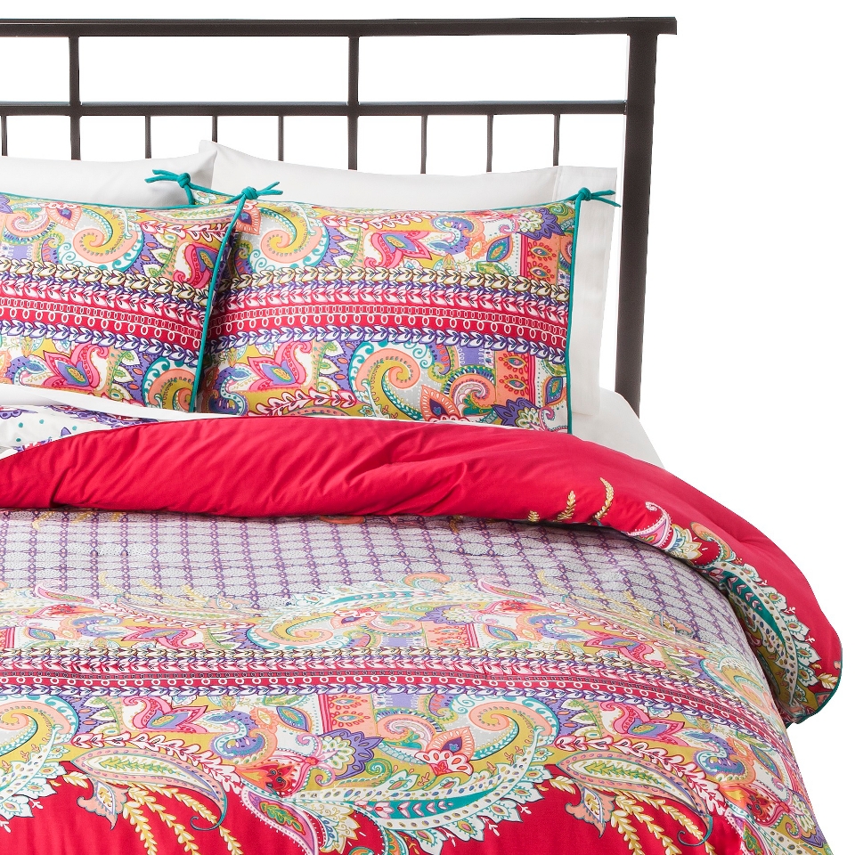 Boho Boutique Tahiti Comforter Set   Pink (Twin)