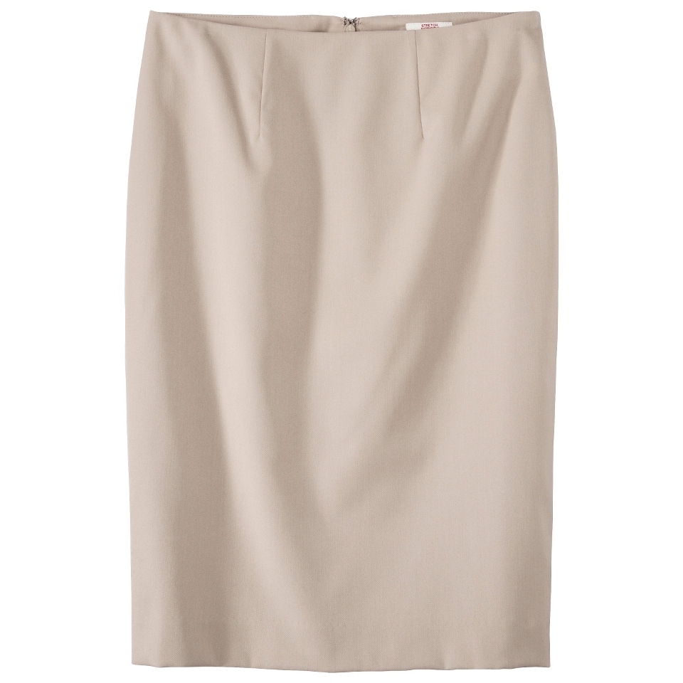Merona Petites Classic Pencil Skirt   Khaki 4P