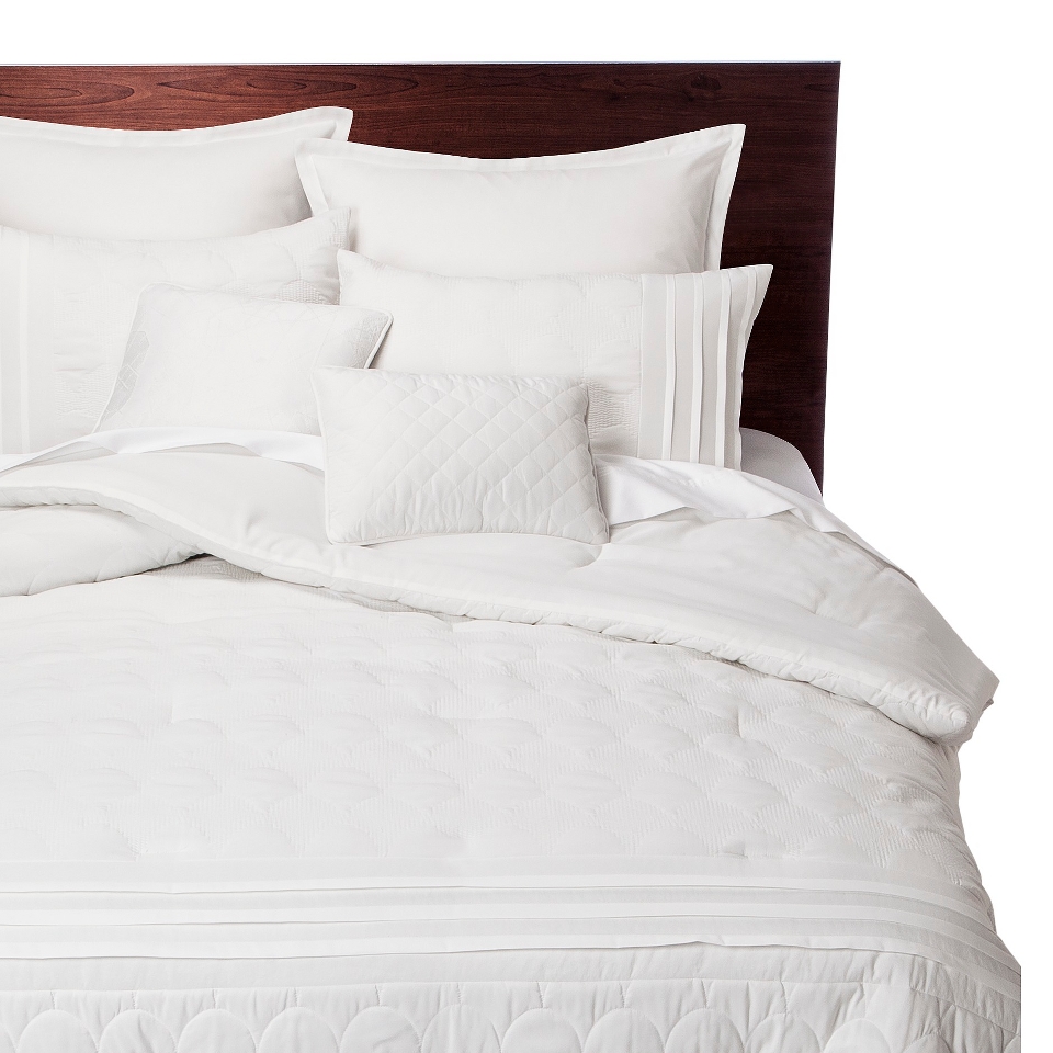 Colette 8 Piece Comforter Set   White (King)