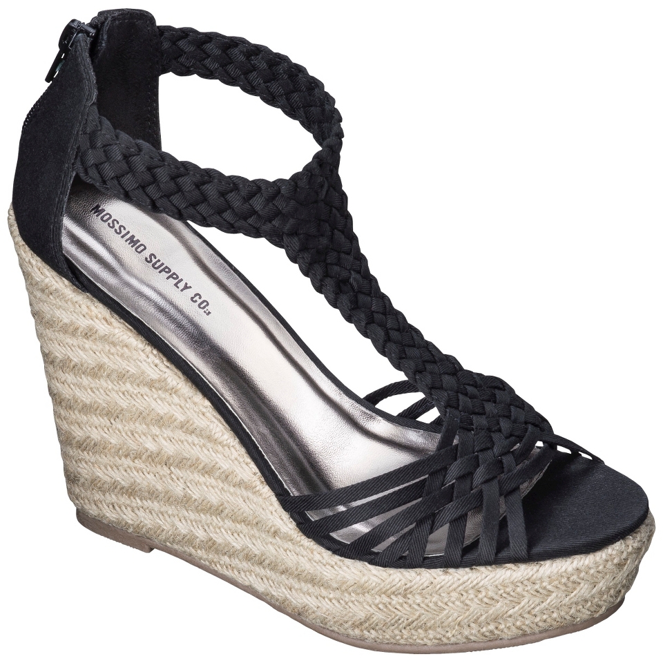 Womens Mossimo Supply Co. Novalee Wedge Sandal   Black 6