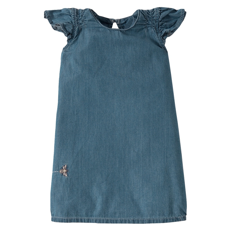 Burts Bees Baby Toddler Girls Tunic   Chambray 4T