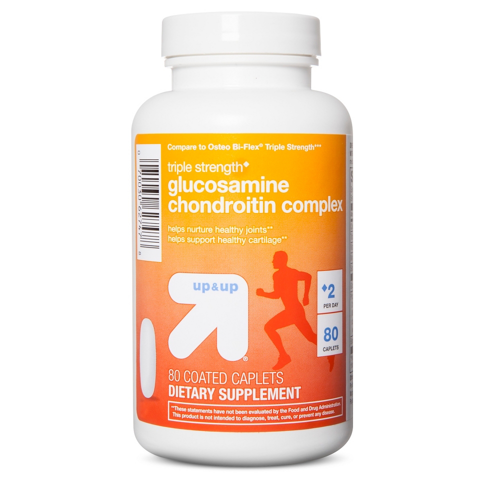 up&up Triple Strength Glucosamine Chondroitin Coated Caplets 80ct