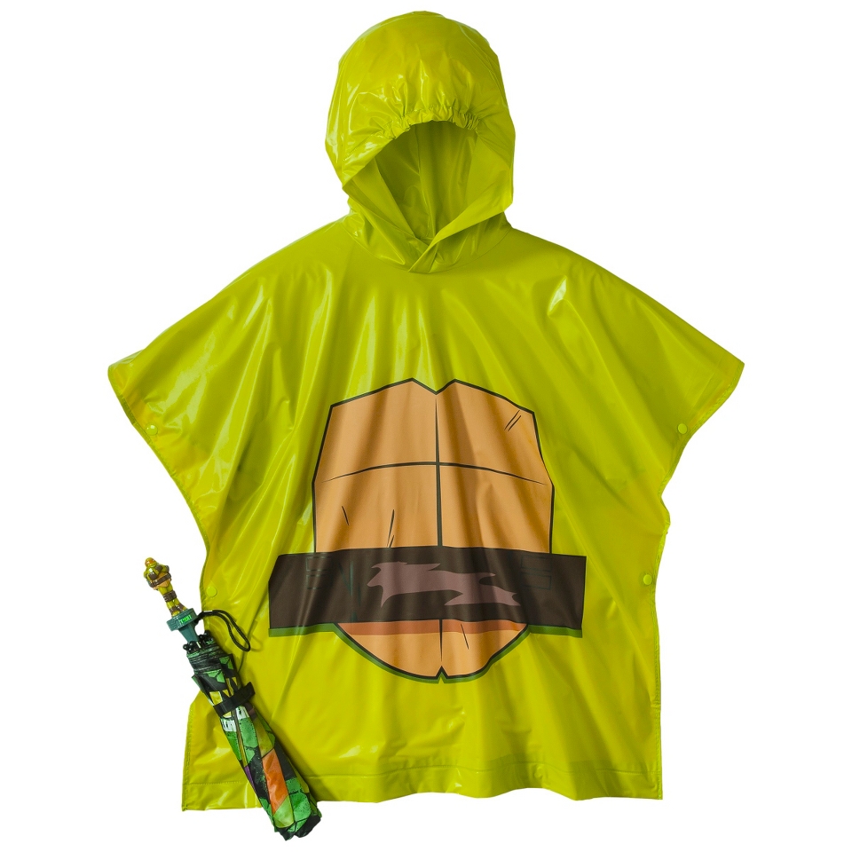 Teenage Mutant Ninja Turtle Boys Umbrella and Poncho Set