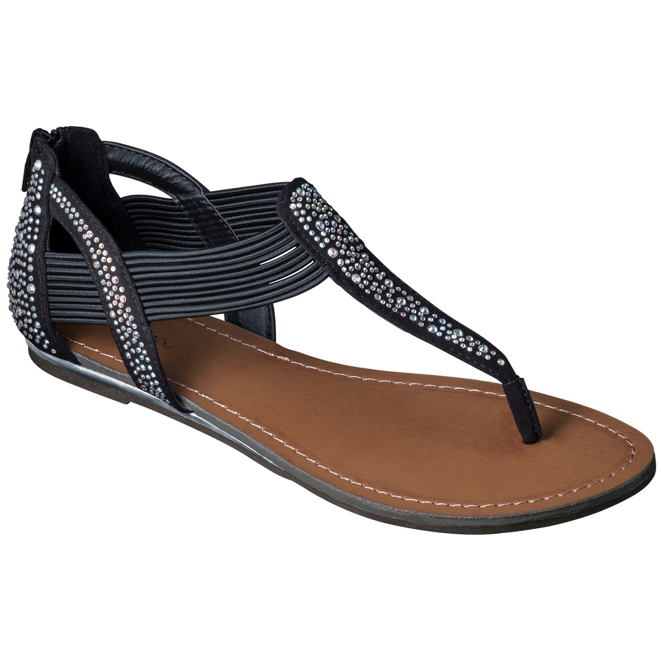 Womens Xhilaration Sidney Sandal   Black 6.5