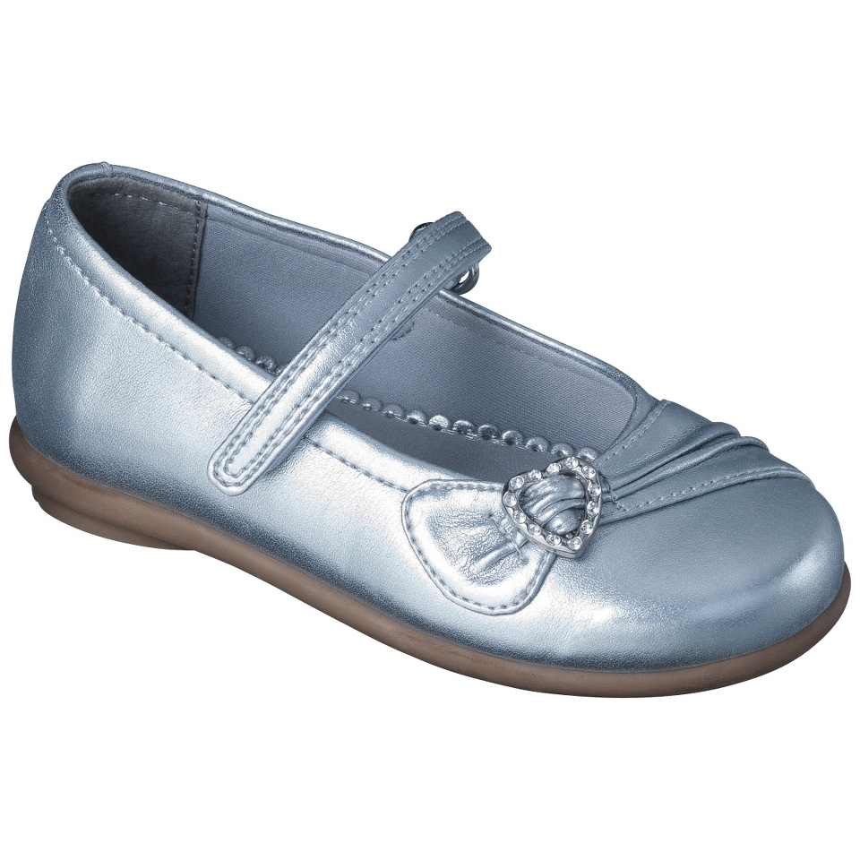 Toddler Girls Rachel Shoes Gemma Mary Jane Shoes   Silver 7