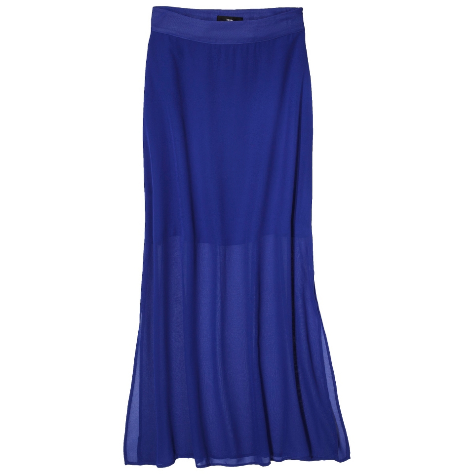 Mossimo Petites Maxi Skirt   Blue SP