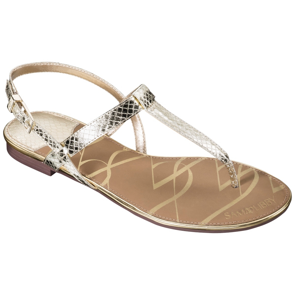 Womens Sam & Libby Kamilla Sandals   Gold 8