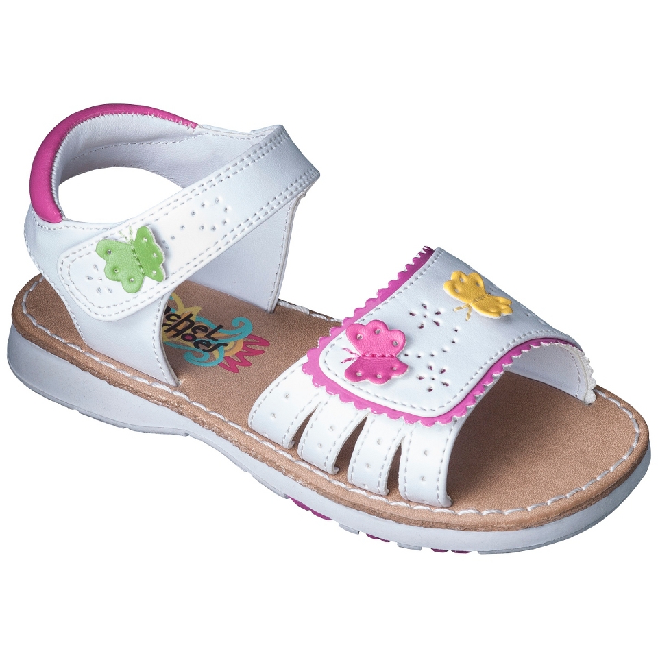 Toddler Girls Rachel Shoes Carina Sandals   White 8