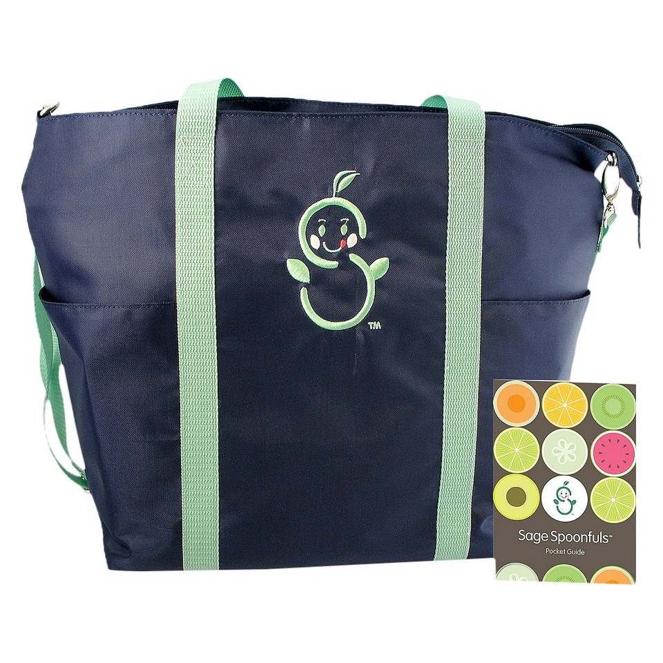 Sage Spoonfuls Sage Mommy Tote with Pocket Guide