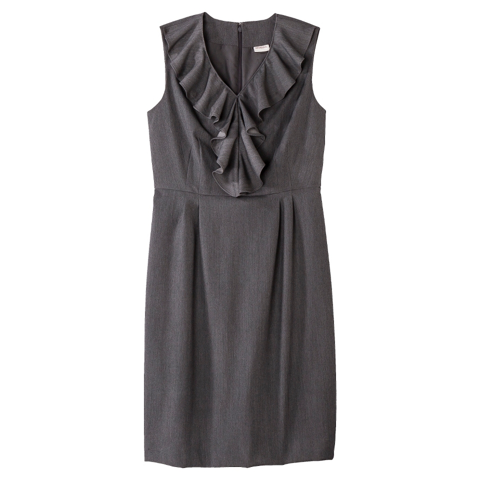 Merona Petites Sleeveless Sheath Dress   Gray 18P