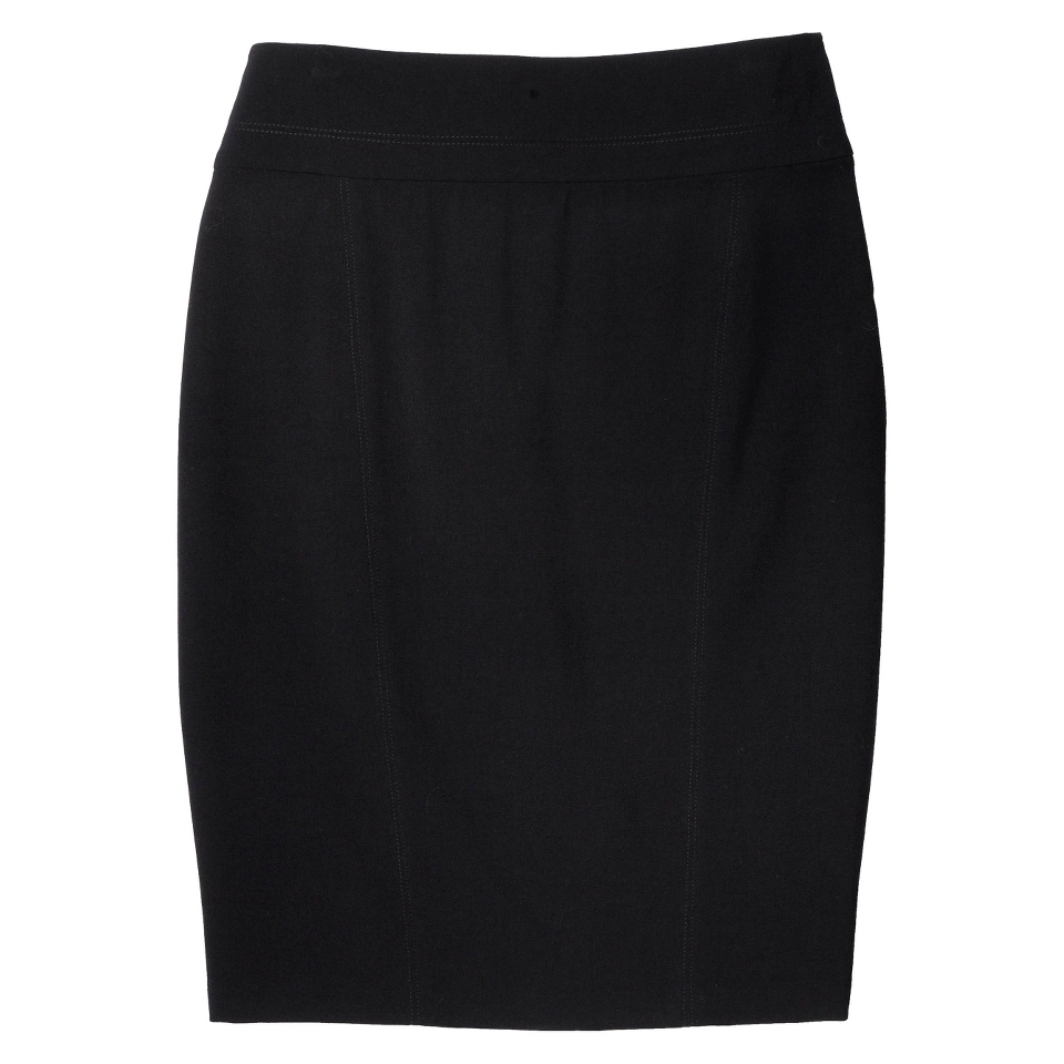 Xhilaration Juniors Double Waistband Pencil Skirt   Black 13