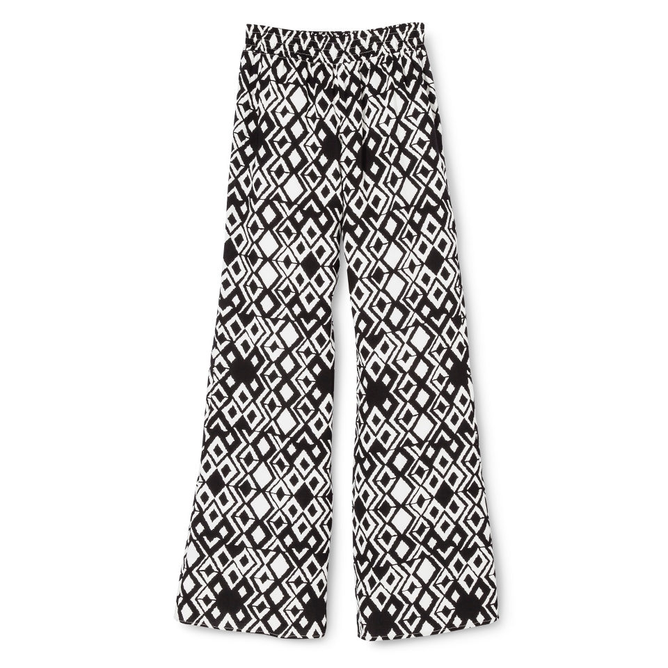 Mossimo Supply Co. Juniors Printed Pant   Black/White XL(15 17)